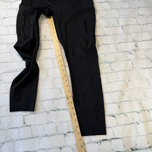 lululemon athletica Black Leggings with side pockets size 8 - Picture 4 of 11